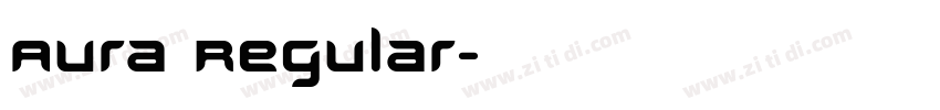 Aura Regular字体转换
